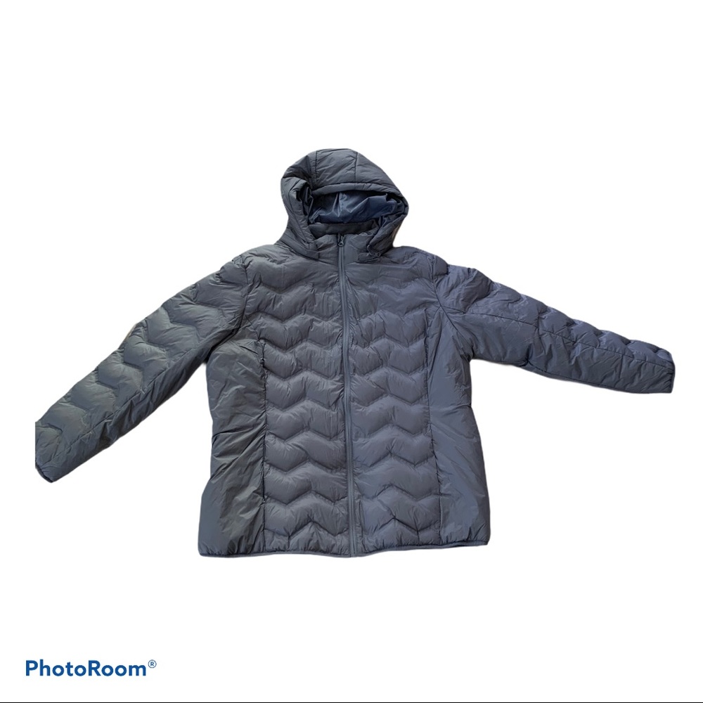 Time & Tru ~ Grey Puffy Coat
